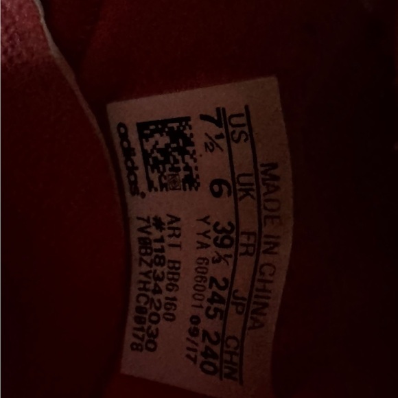 Adidas Ultra Boost X Running Shoes Orange Mesh Size 7.5 - Picture 6 of 6